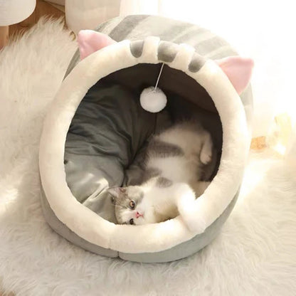SnugglePaw™ Cat Cave Bed