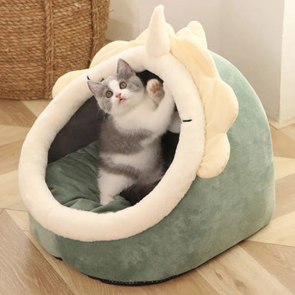 SnugglePaw™ Cat Cave Bed