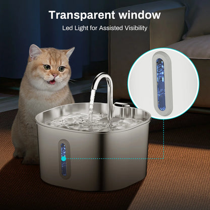 PureSip™ Cat Fountain – Silent & Filtered