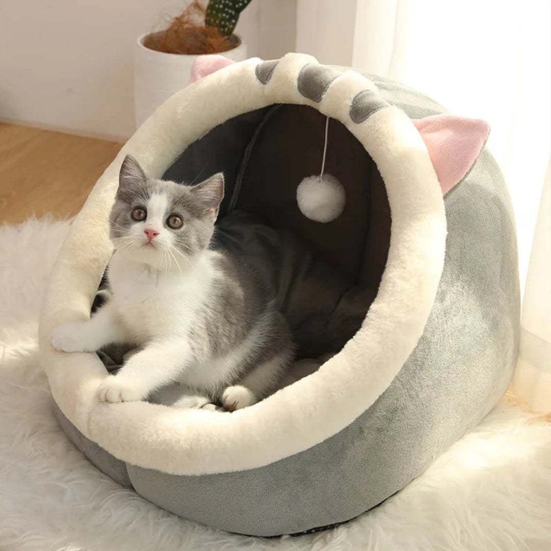 SnugglePaw™ Cat Cave Bed