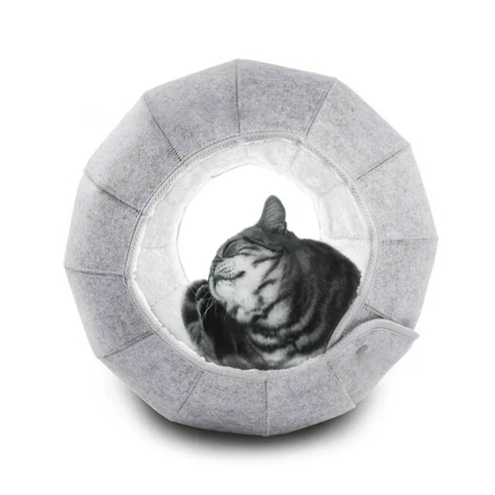SnuggleRing™ Felt Cat Pod