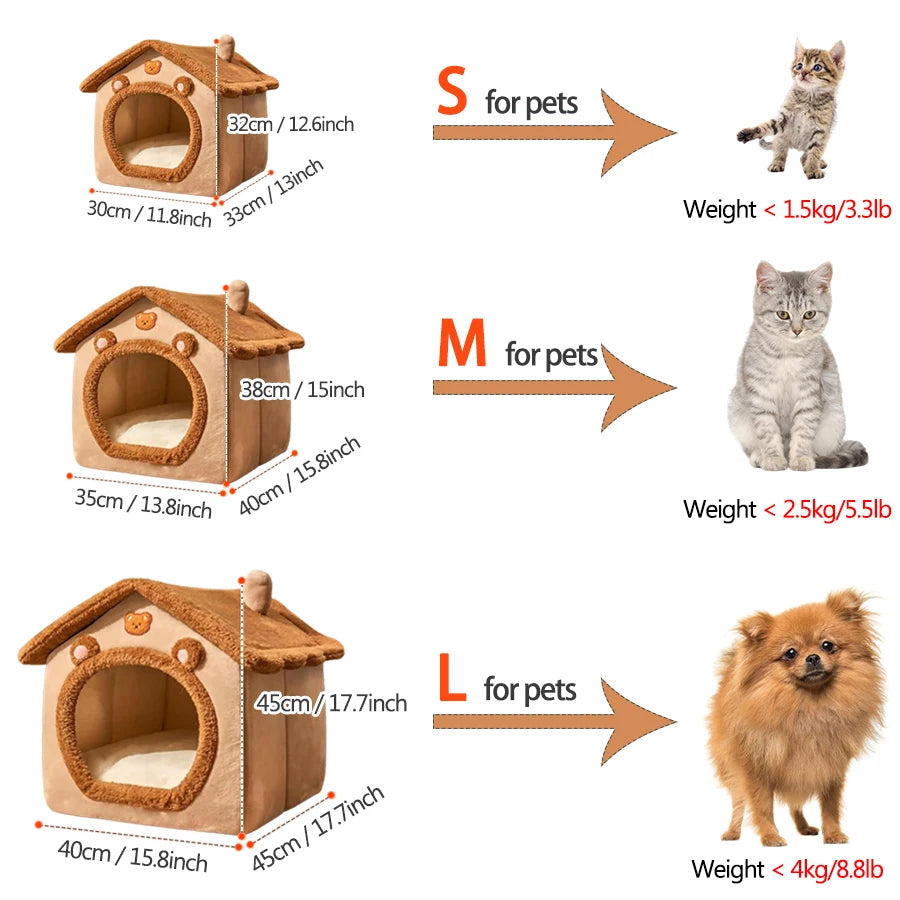 CozyCave™ Foldable Pet House