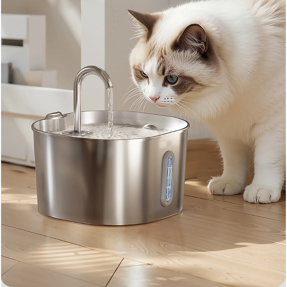 PureSip™ Cat Fountain – Silent & Filtered
