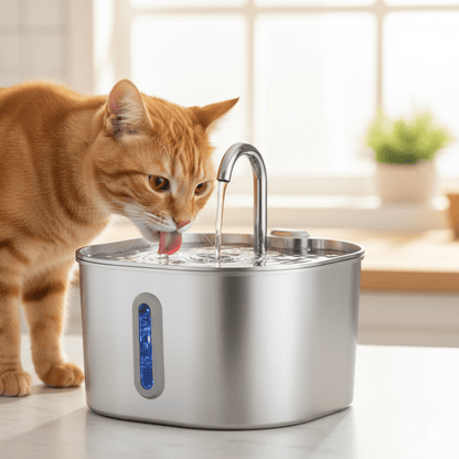 PureSip™ Triple - Filtration Cat Fountain - Cozira Home Store