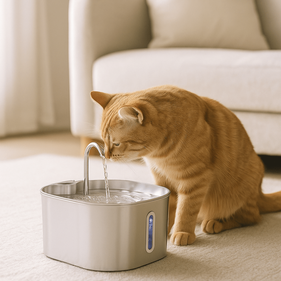 PureSip™ Triple - Filtration Cat Fountain - Cozira Home Store