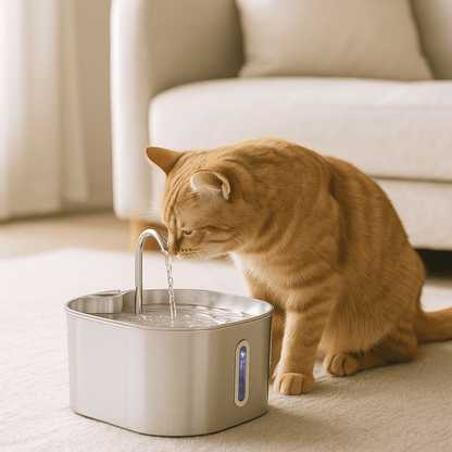 PureSip™ Triple - Filtration Cat Fountain - Cozira Home Store