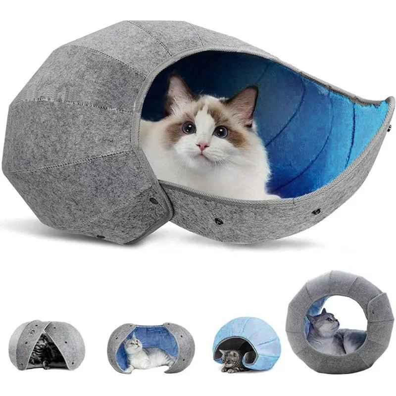 SnuggleRing™ Felt Cat Pod - Cozira Home Store