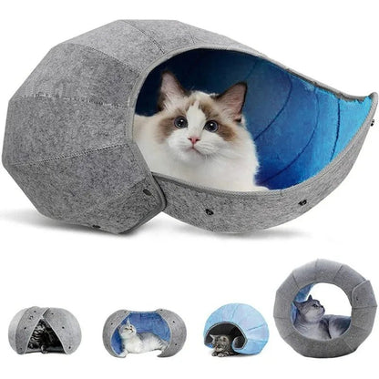 SnuggleRing™ Felt Cat Pod - Cozira Home Store