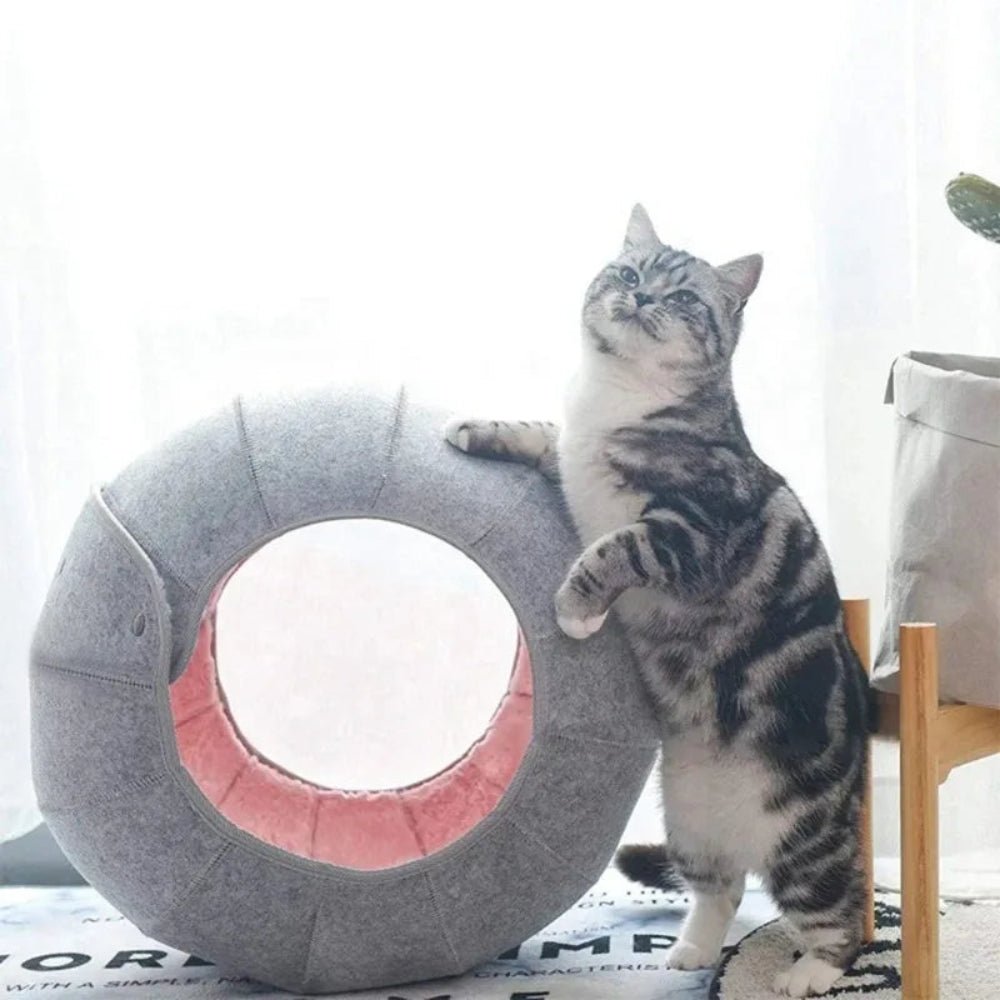 SnuggleRing™ Felt Cat Pod - Cozira Home Store