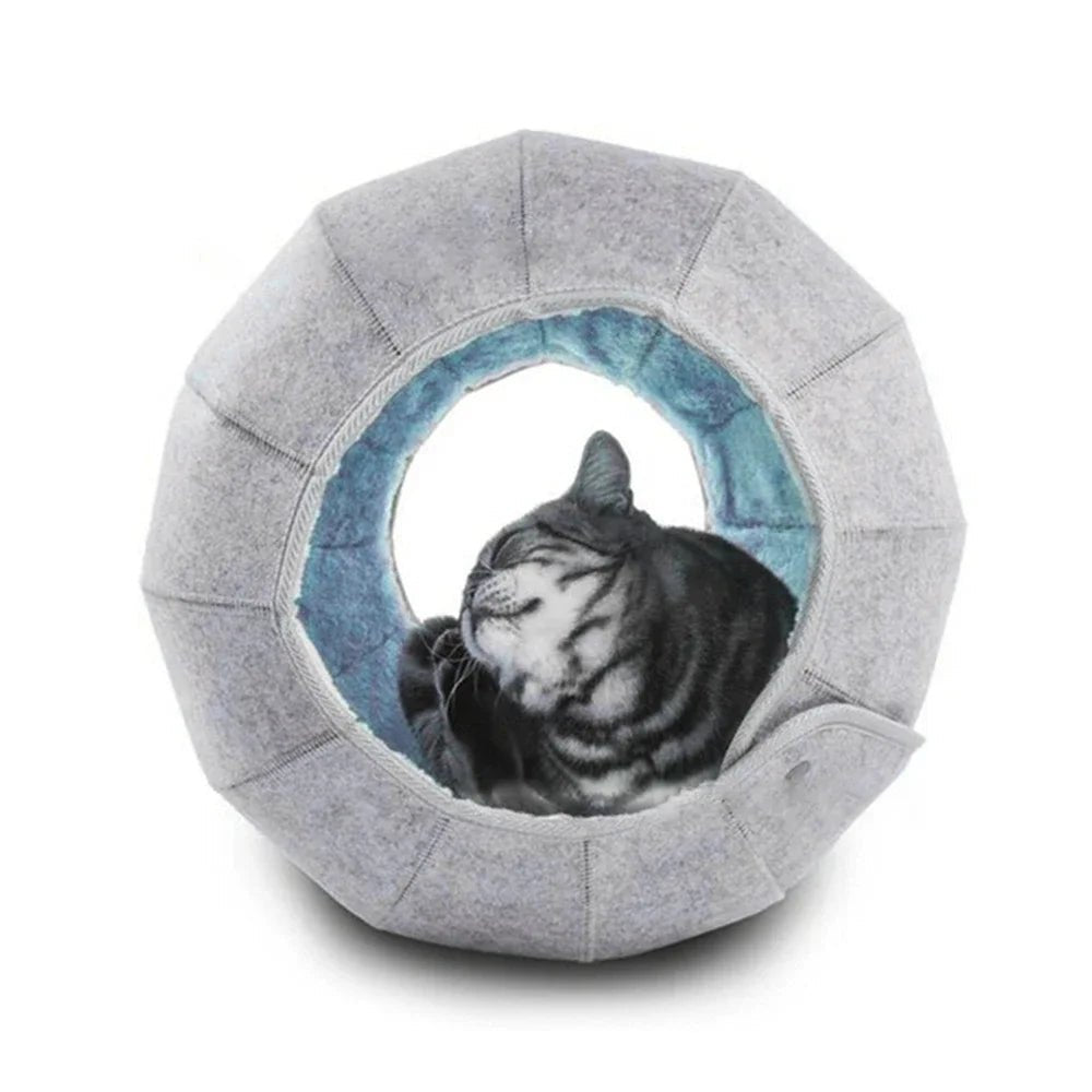 SnuggleRing™ Felt Cat Pod - Cozira Home Store