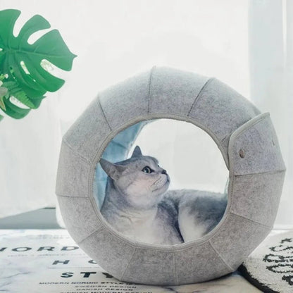 SnuggleRing™ Felt Cat Pod - Cozira Home Store
